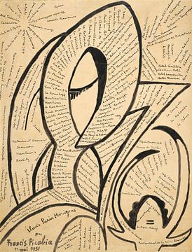 Francis Picabia - Ilma's Parijse horizonten (1951) van Peter Balan