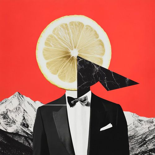 L'homme-citron en costume