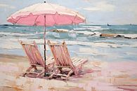 Strand in pastel van NJ Midnight Studio thumbnail
