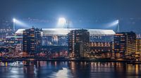 Feijenoord Stadion "De Kuip" Luchtfoto 2018 in Rotterdam
