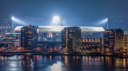 Feijenoord Stadion "De Kuip" Luchtfoto 2018 in Rotterdam