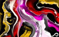 Abstracte kunst - kleurenspel Lichtspellen van Patricia Piotrak thumbnail