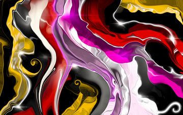 Abstracte kunst - kleurenspel Lichtspellen van Patricia Piotrak