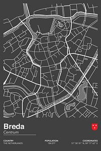 Stadtplan von Breda
