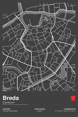 Stadskaart Breda