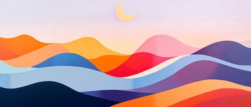 Abstract landschap