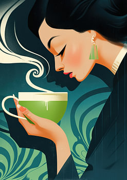 Thee Schilderij | Sip Serenity