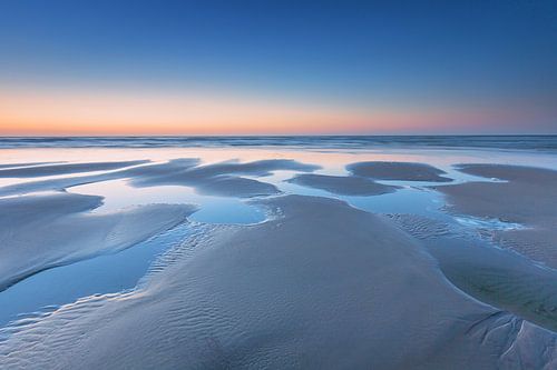 Tidal pools North Sea beach