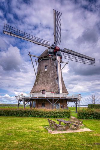 Moulin d'Olde Zwarver à Kampen