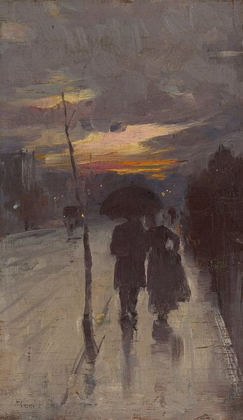 Tom Roberts, auf dem Heimweg - 1889 von Atelier Liesjes
