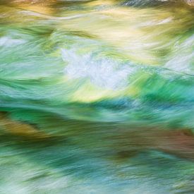 Vague lumineuse II - Soleil dans la rivière sur Daniela Beyer