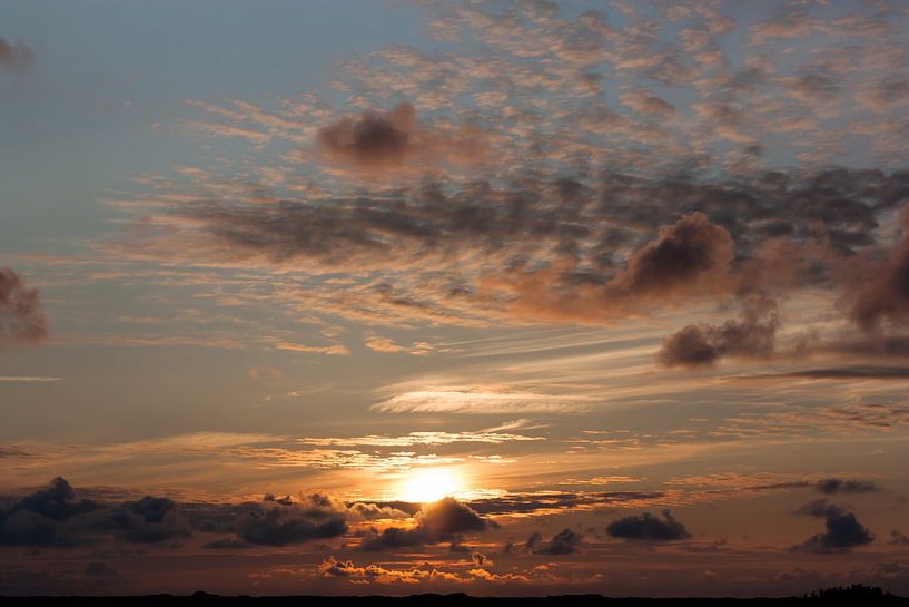 Zonsondergang van Evelyne Renske