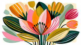 Abstract Bouquet von Harry Hadders Design
