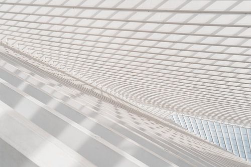 Architektur des Bahnhofs in Lüttich, Belgien