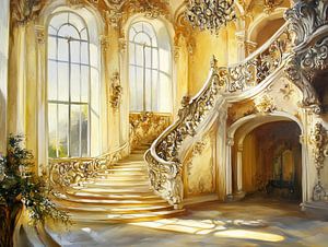 Salle dorée - Spectacle de lumière rococo