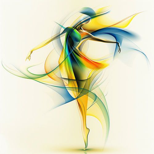 Ballarina dances towards spring | Abstract