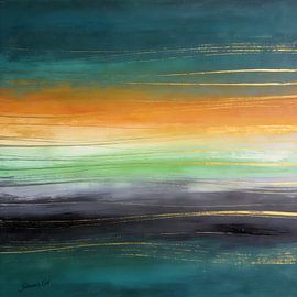 Serenade at Sunset 1: Abstract Landscape