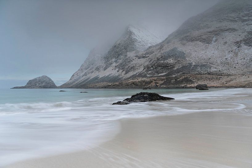 Haukland Beach by Julia Schellig