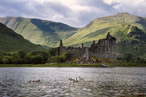 Scottish castle in the Highlands