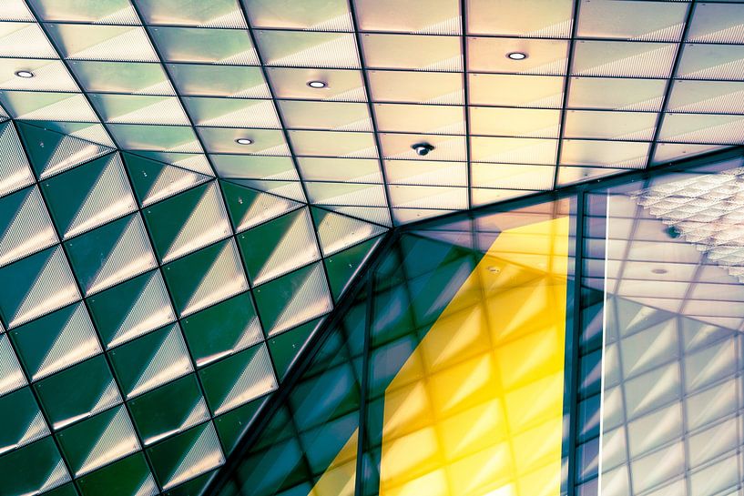 Glasfassade am Futurium Berlin von Mixed media vector arts