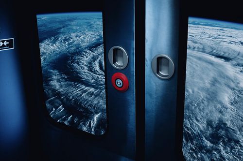 Blick aus der U-Bahn auf den Planeten