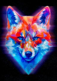 abstract wolf by ahmad hanan attaki