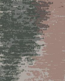 Brush strokes in neutral colors. Abstract art in taupe and warm brown by Dina Dankers