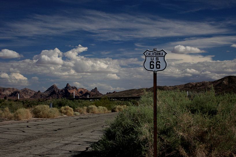 Route 66 en Californie/Arizona par Louise Poortvliet