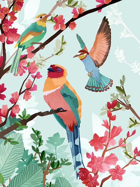 Summer birds by Goed Blauw