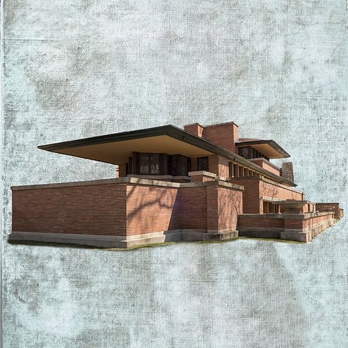 Frederick C. Robie House, ontworpen door architect Frank Lloyd Wright