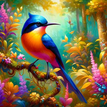 Bird of paradise - 1 by Ineke de Rijk