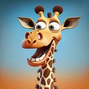 Blije giraffe van Harvey Hicks thumbnail