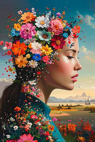 Blumen Frau... von Ans Bastiaanssen