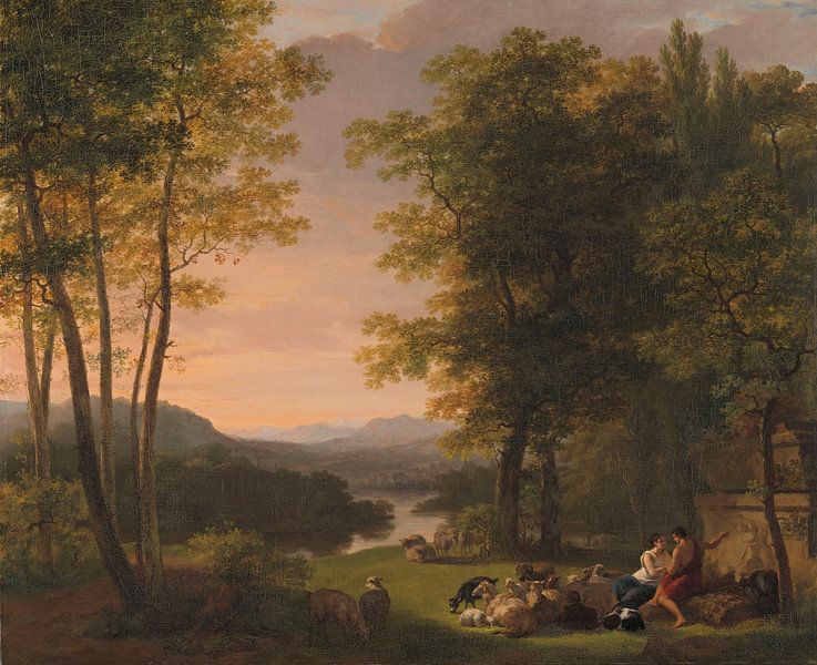 Jan Willem Pieneman, Arcadisch landschap (gezien bij vtwonen) van Meesterlijcke Meesters