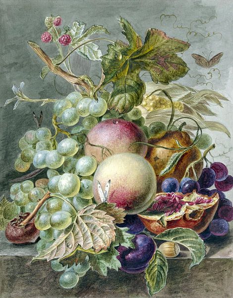 Jan Evert Morel (I), Stillleben mit Obst, 1779 - 1808 von Atelier Liesjes