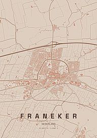 Stadtplan von Franeker von Stef van Campen