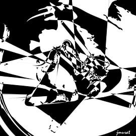 Abstracte kunst JM0051 van Johannes Murat