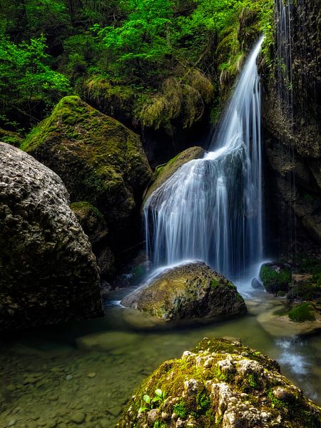 Magnifique chute d'eau dans le ravin du Steigbach par calvaine8