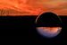 Sunset view through a cristalball van Alexander Schulz