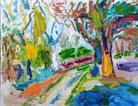 Eindruck Waldweg