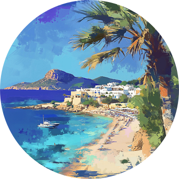 Ibiza spanje strand artistiek