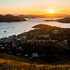 Zonsondergang in Coron | Filipijnen van Yvette Baur