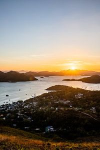 Sonnenuntergang in Coron | Philippinen von Yvette Baur