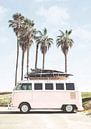 Van with surfboard by David Potter thumbnail
