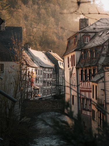 Monschau during sunrise
