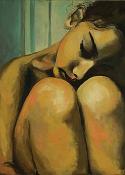 fille triste dans la solitude