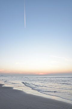 Sonnenuntergang an der niederländischen Küste von Christa Stroo fotografie