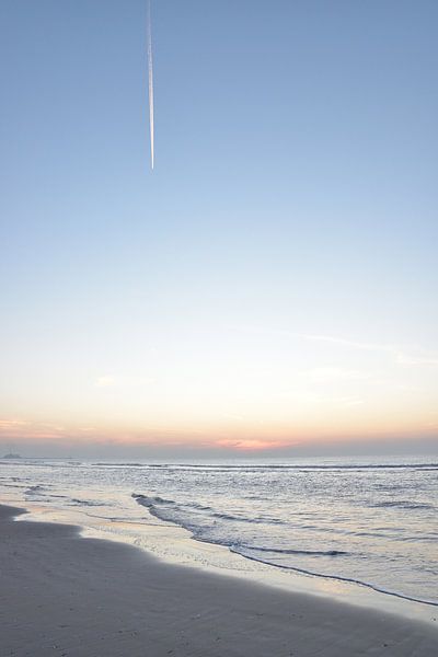 Coucher de soleil sur la côte néerlandaise par Christa Stroo photography