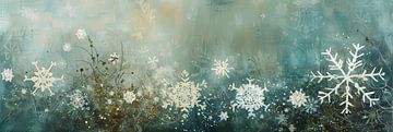Abstract Winter | Chill Factor van Kunst Kriebels