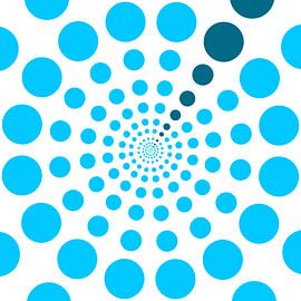 Blue dots by Bored sketcher